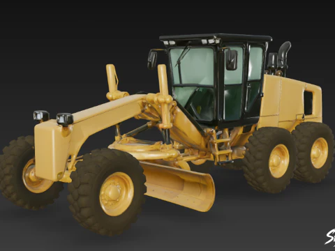 Grader 3D Model