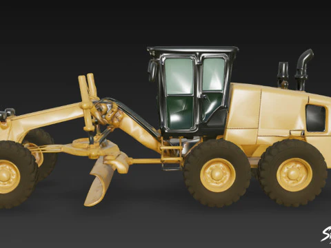 Grader 3D Model