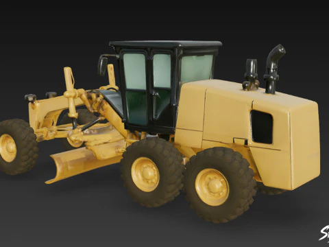 Grader 3D Model
