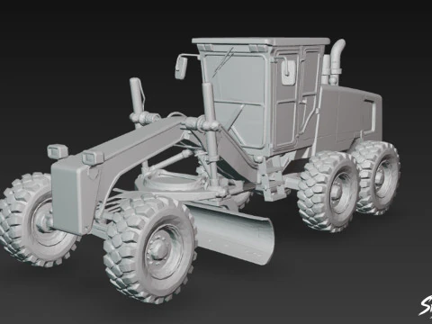 Grader 3D Model