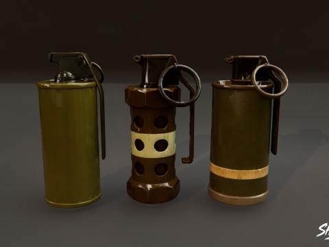 Pacchetto esplosivo Modello 3D