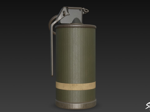 Газова граната 3D Модель