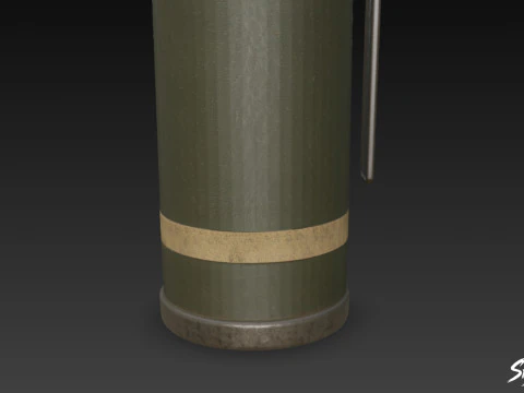 Gas Grenade 3D Model