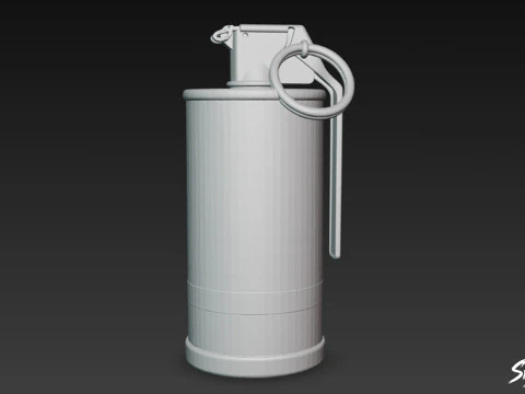 Gas Grenade 3D Model