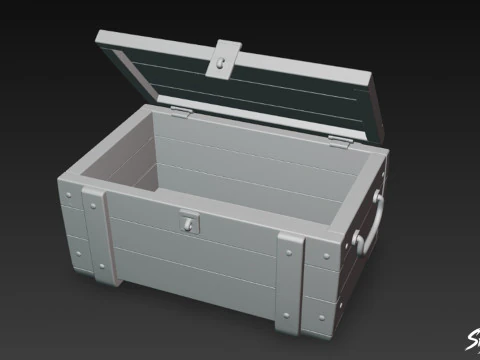 Ammo Crate Open 3D Model