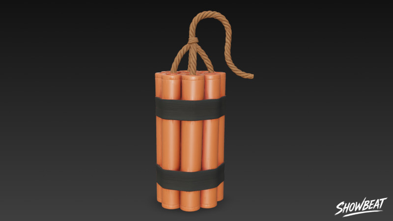 Paket Dinamit Model 3D .c4d .max .obj .3ds .fbx .stl .blend 