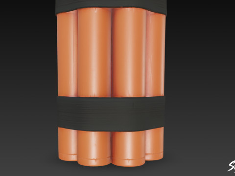 Paket Dinamit Model 3D