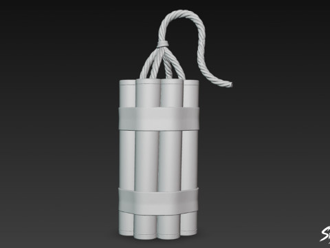 Paket Dinamit Model 3D