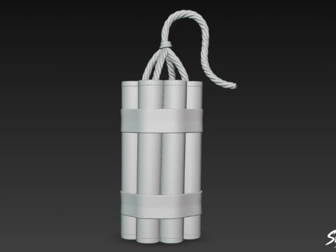 Dynamite Bundle 3D Model