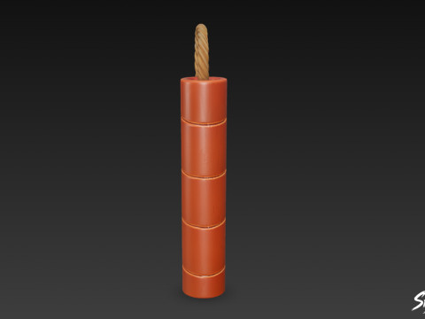 Dynamitstab 3D Modell