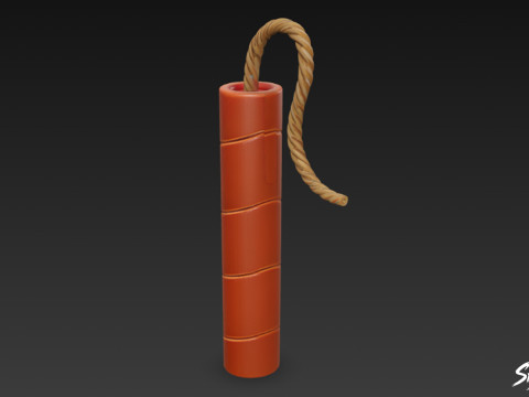 Dynamitstab 3D Modell