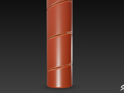 Dynamitstab 3D Modell