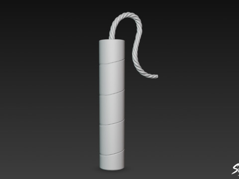 Dynamitstab 3D Modell