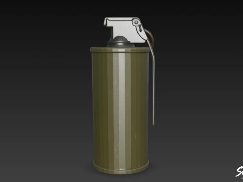 Smoke Grenade 3D Model