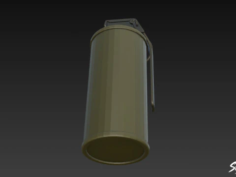 Smoke Grenade 3D Model