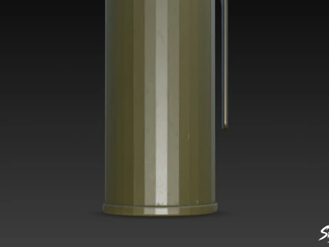 Smoke Grenade 3D Model