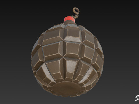 Граната Класика 3D Модель