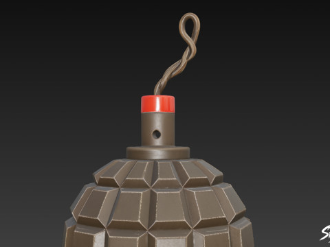 Граната Класика 3D Модель