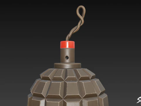 Граната Класика 3D Модель