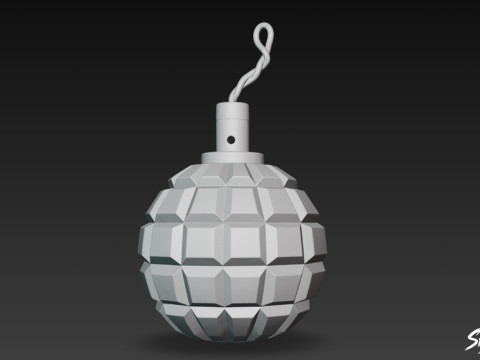 Граната Класика 3D Модель