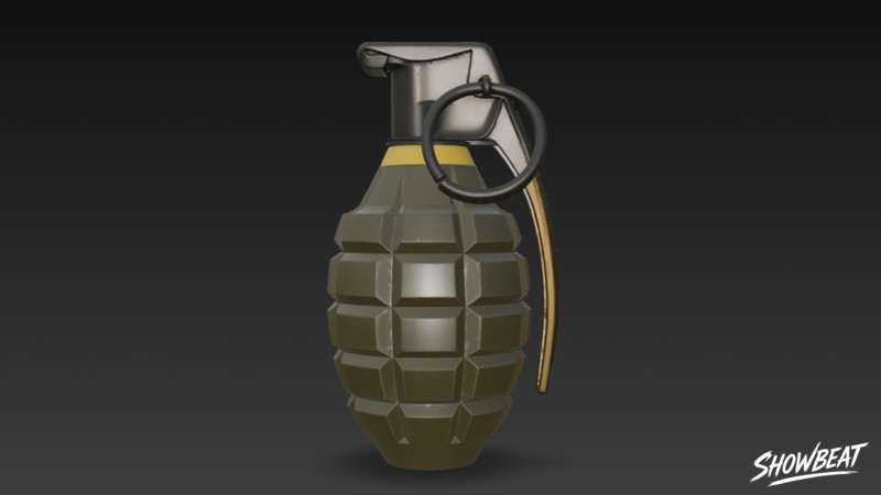 Granada moderna Modelo 3D .c4d .max .obj .3ds .fbx .stl .blend 