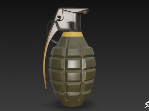 Granada moderna Modelo 3D