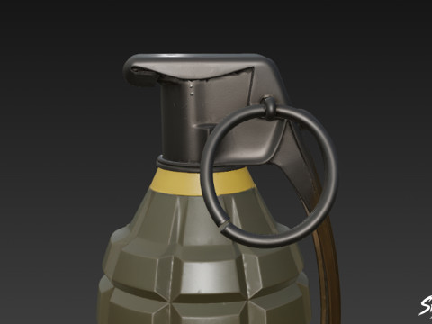 Granada moderna Modelo 3D