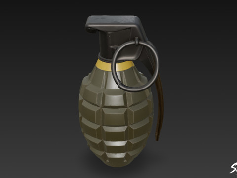 Granada moderna Modelo 3D