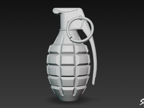 Granada moderna Modelo 3D