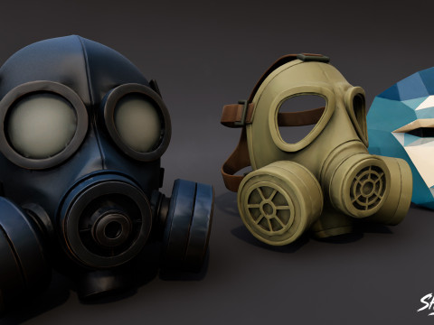 Paquete de máscaras Modelo 3D