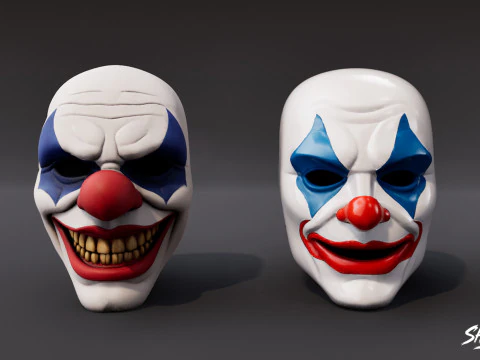 Paquete de m&aacute;scaras Modelo 3D