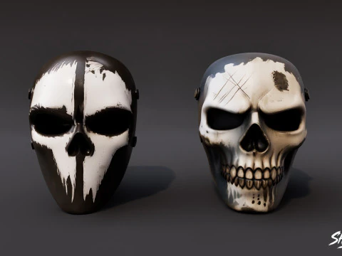Paquete de m&aacute;scaras Modelo 3D