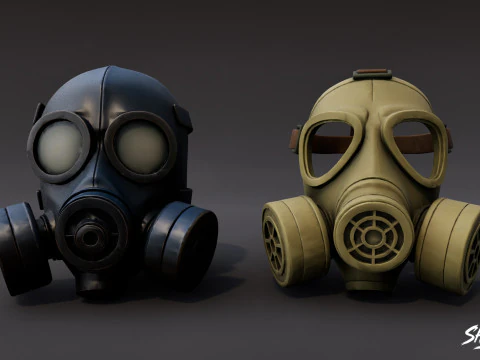 Paquete de m&aacute;scaras Modelo 3D