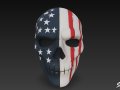 American Flag Skull Mask Modelo 3D