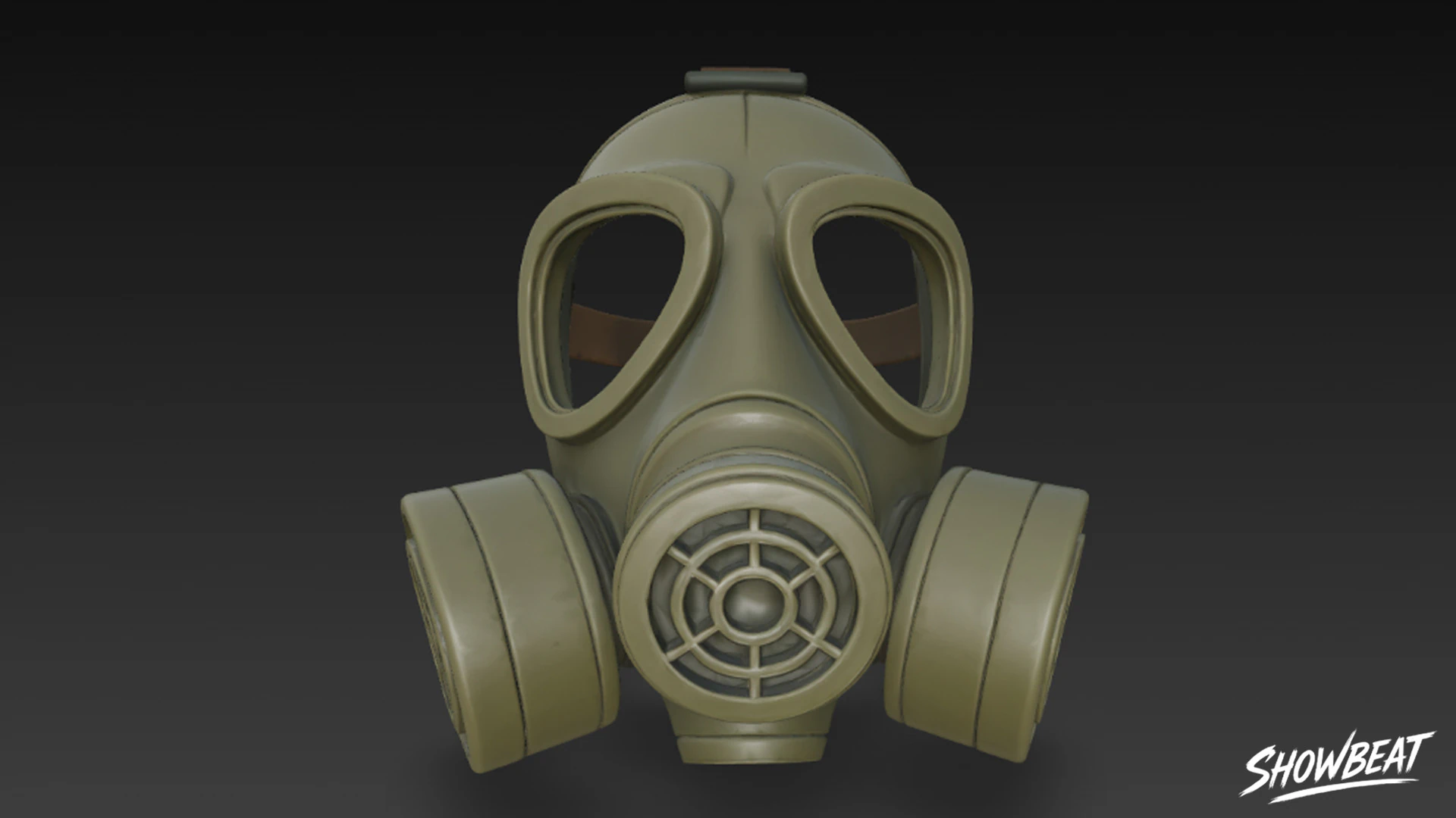 Gas Mask VOL2 3D Model .c4d .max .obj .3ds .fbx .stl .blend 