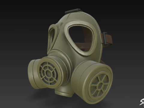 Gas Mask VOL2 3D Model