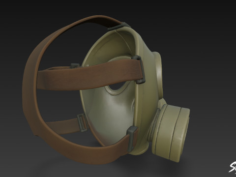 गैस मास्क VOL2 3D मॉडल
