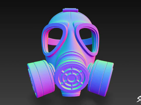 Gas Mask VOL2 3D Model