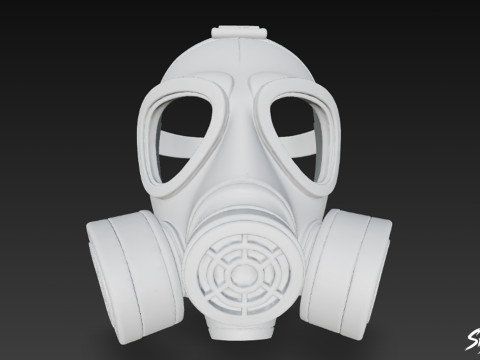 गैस मास्क VOL2 3D मॉडल