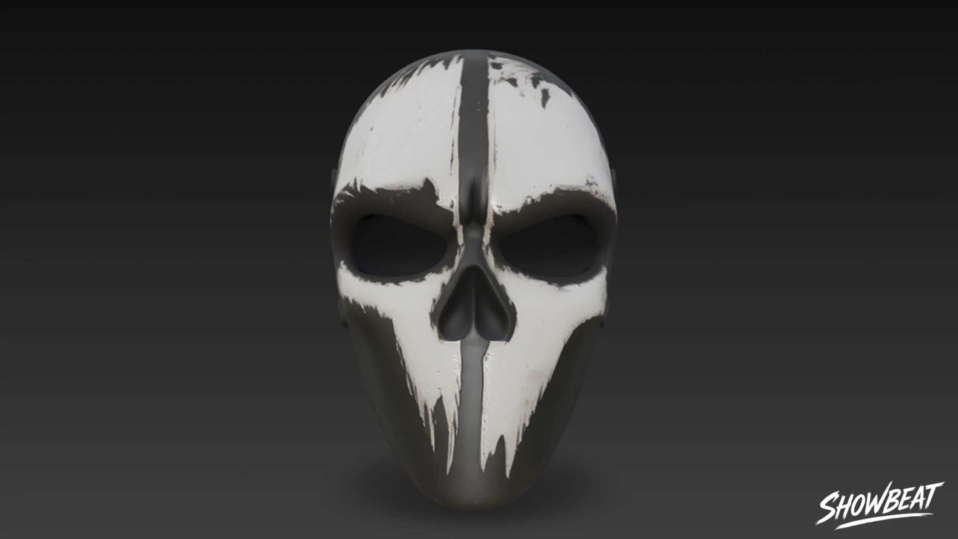 Ghost Skull Mask 3D Model .c4d .max .obj .3ds .fbx .stl .blend 