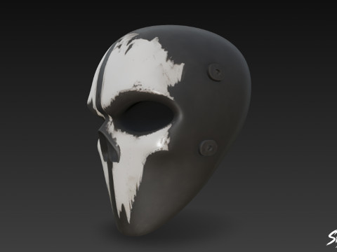 Маска призрачного черепа 3D Модель