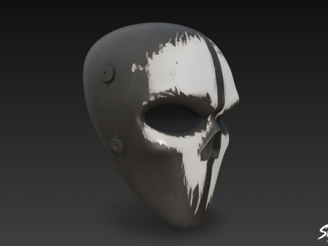 Маска призрачного черепа 3D Модель