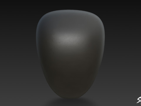 Маска призрачного черепа 3D Модель