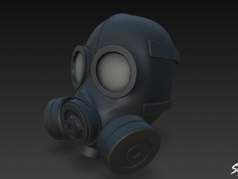 Máscara de gas VOL1 Modelo 3D