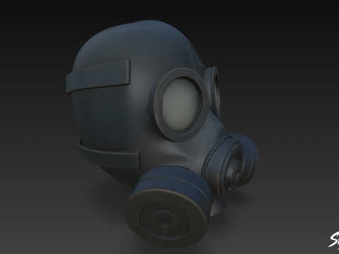 Máscara de gas VOL1 Modelo 3D