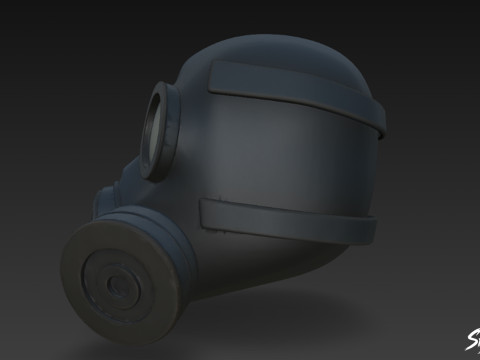 Máscara de gas VOL1 Modelo 3D