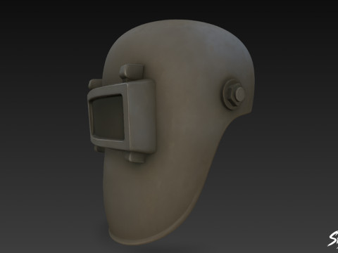 Kaynak Maskesi 3D Model