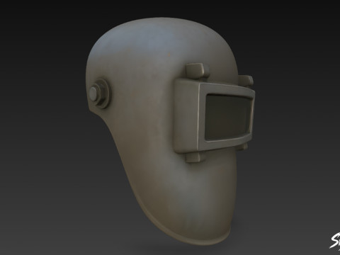 Kaynak Maskesi 3D Model