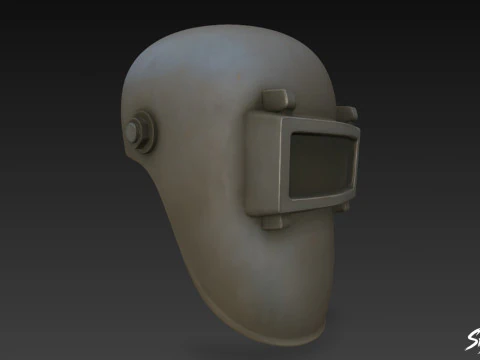 Welding Mask 3D Model