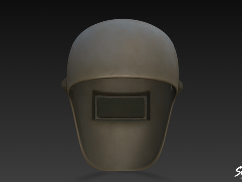 Kaynak Maskesi 3D Model